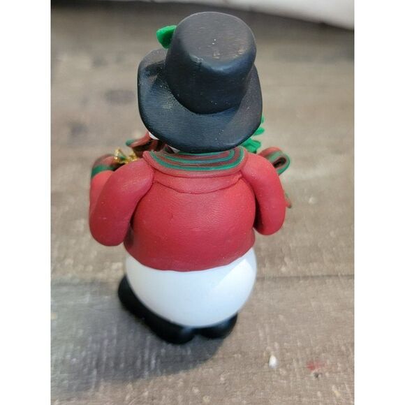 Cool snowman sunglasses pipe ornament Xmas Decor mistletoe - Picture 3 of 4